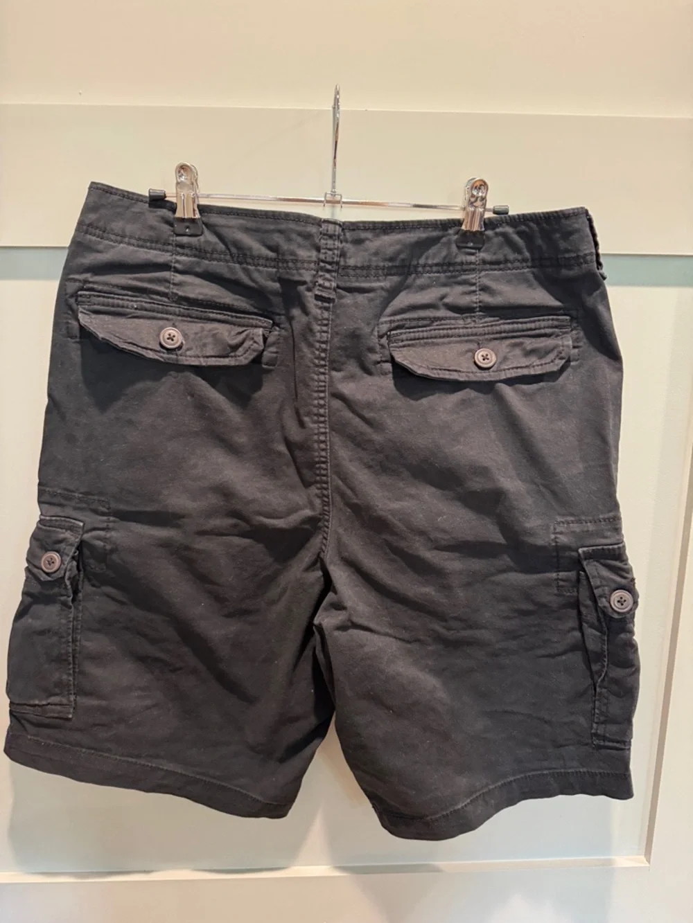 Aeropostale Men's Cargo Shorts with Button Flap Pockets